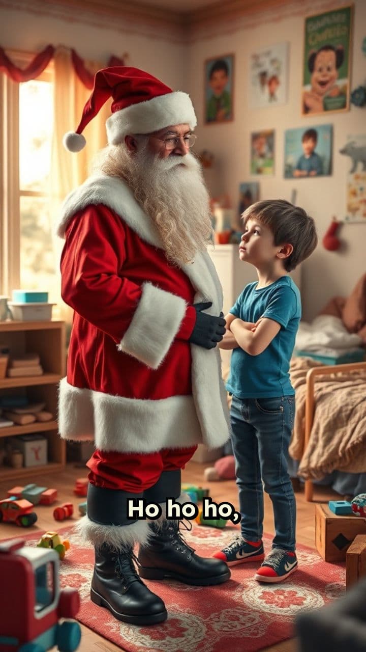 Santa's Stern Warning