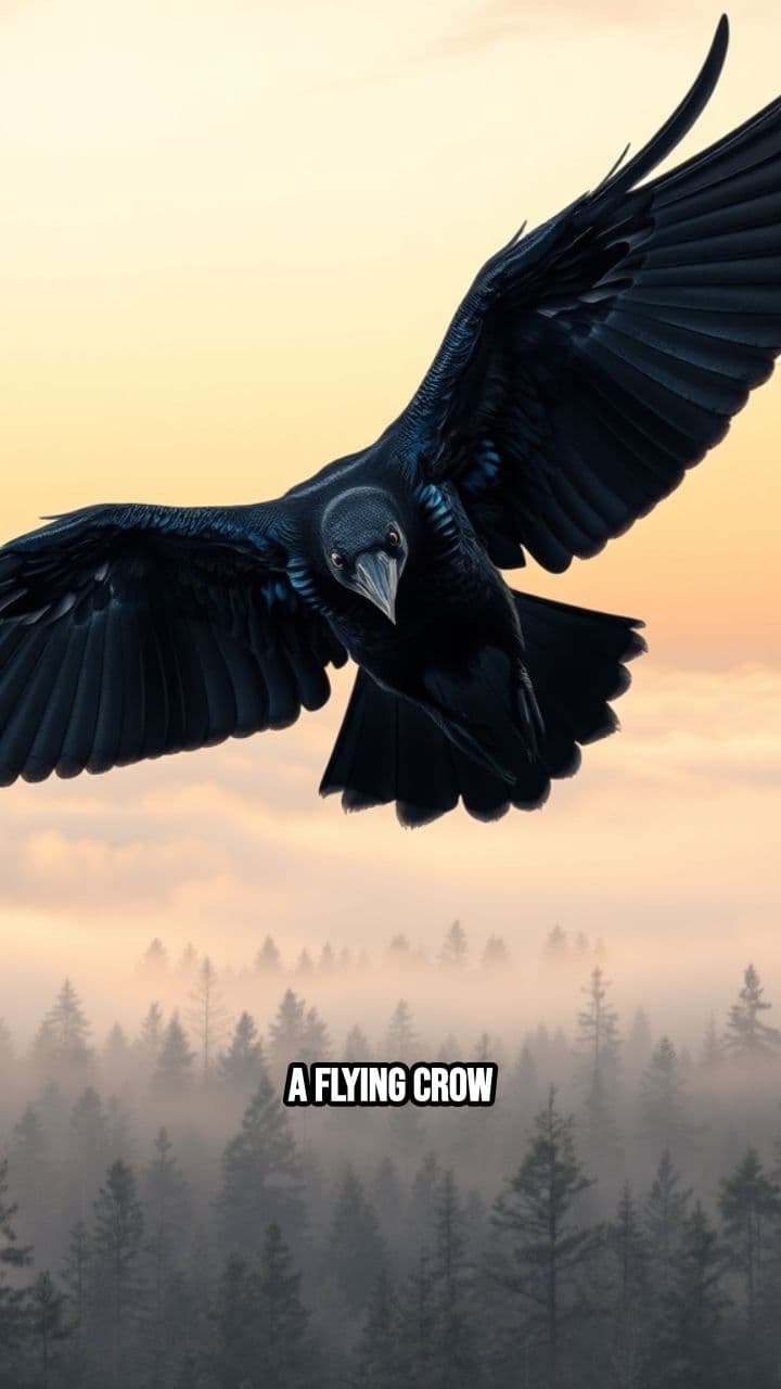 A Crow in Flight