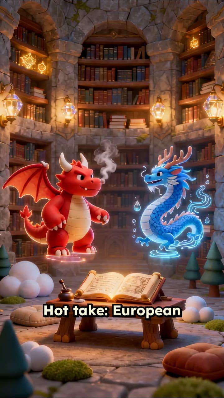 Dragons: One Word, Two Myths