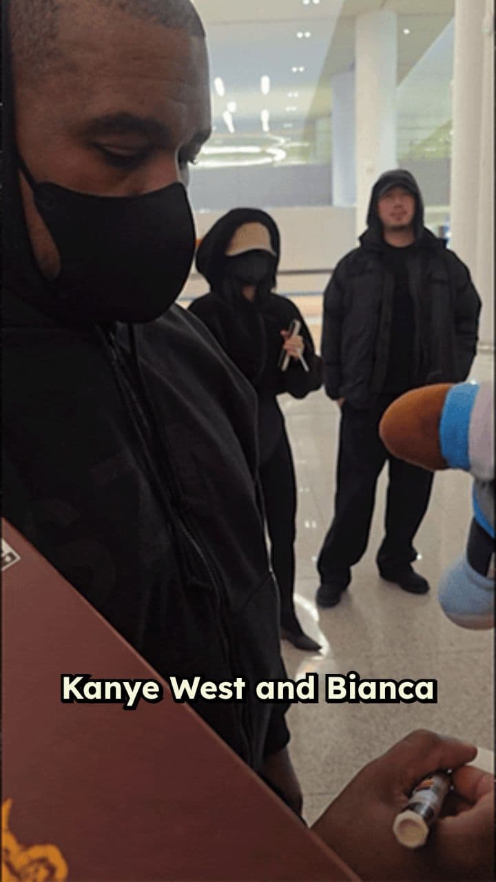 Kanye and Bianca Resurface in South Korea