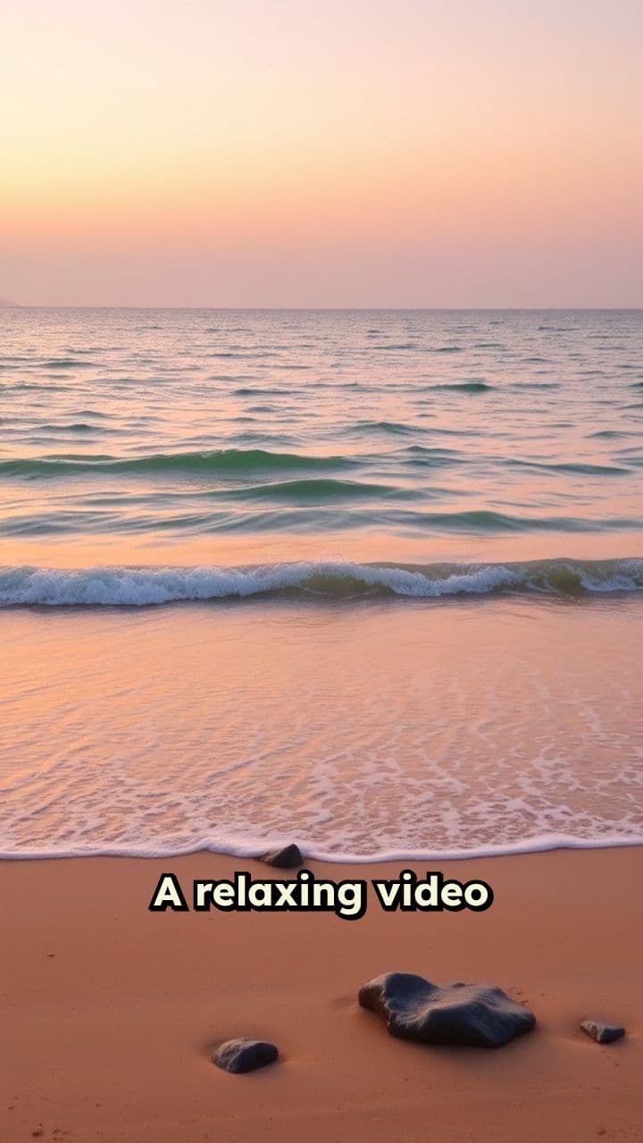 Evening Ocean Waves Relaxation