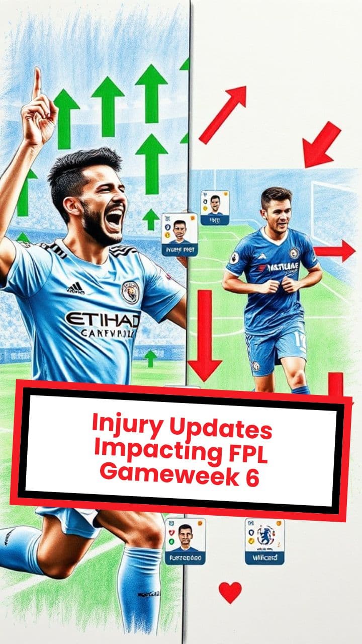 Injury Updates Impacting FPL Gameweek 6