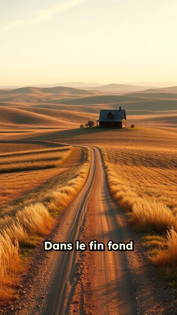 L'ombre du village paisible