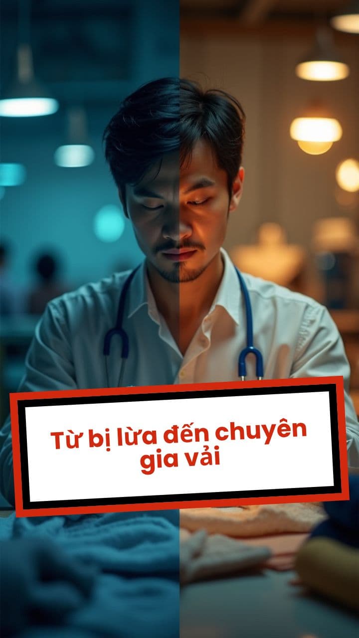 Từ bị lừa đến chuyên gia vải