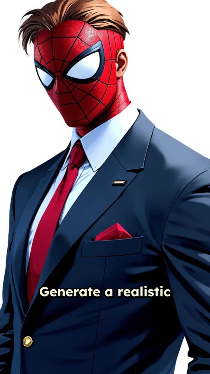 Spider-Man as a News Anchor