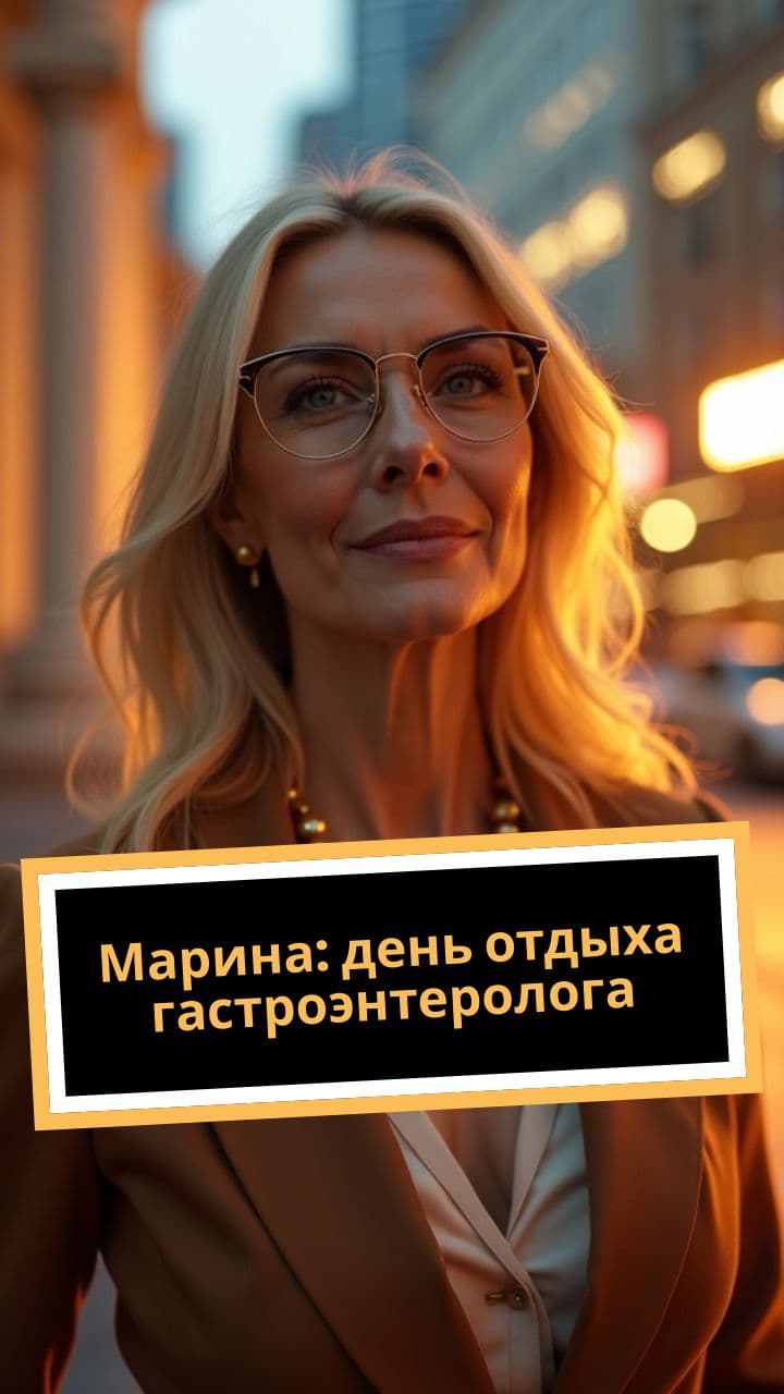 Марина: день отдыха гастроэнтеролога