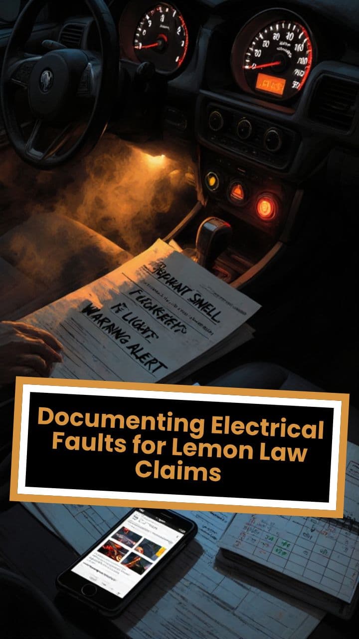 Cline APC - 12202541 - Documenting Electrical Faults for Lemon Law Claims