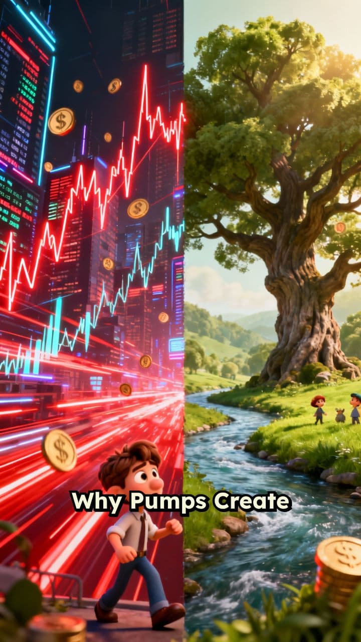 Stress of Pumps vs. Peace of Long-Term Investing