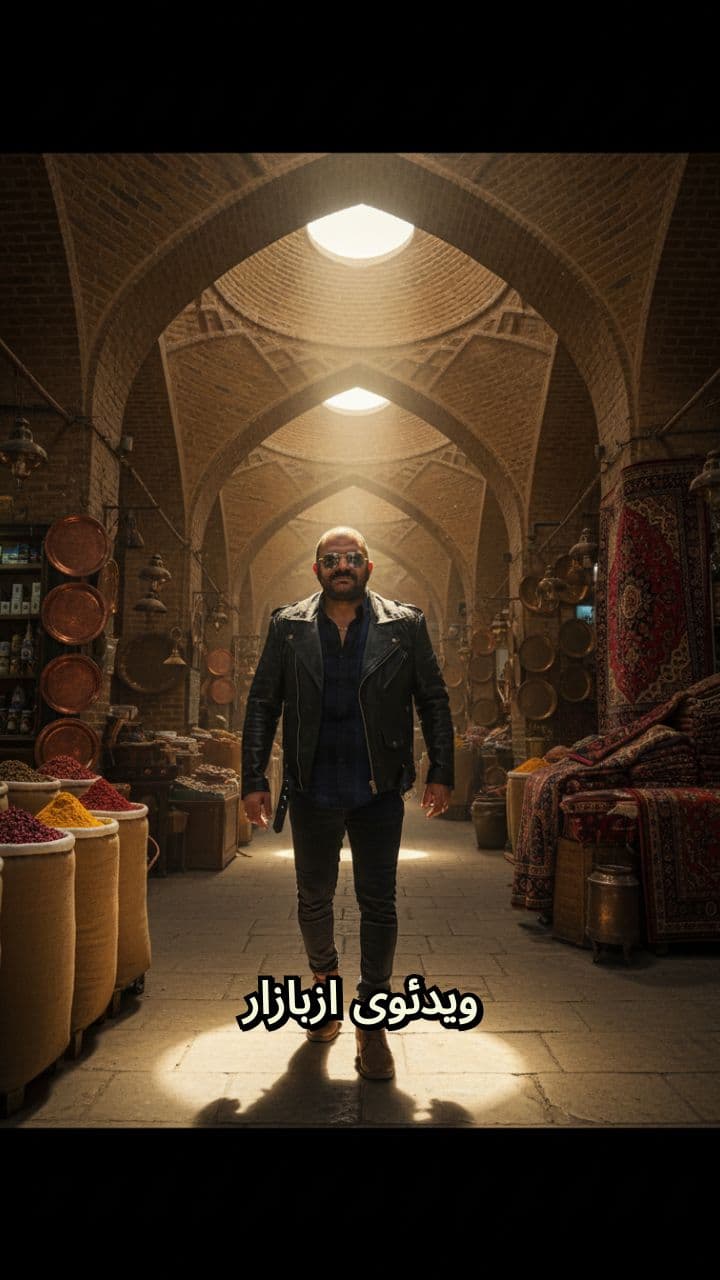 ویدئویی از بازار بزرگ تهران