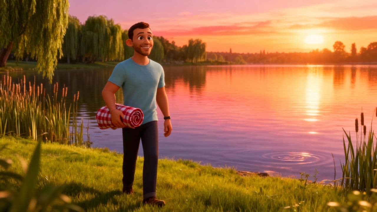 #8038-   A Love at Lake Christus