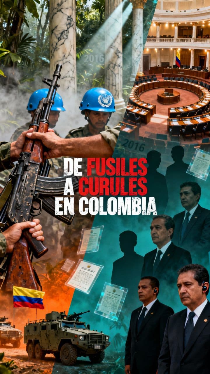 De fusiles a curules en Colombia