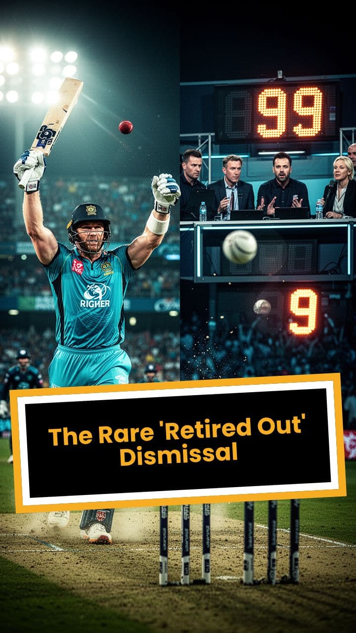 The Rare 'Retired Out' Dismissal