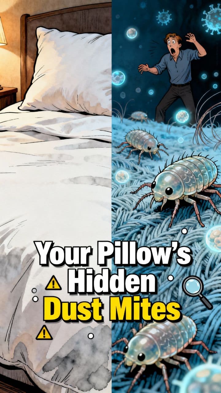 Your Pillow’s Hidden Dust Mites