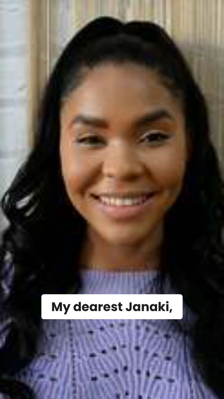 A Warm Birthday Message for Janaki