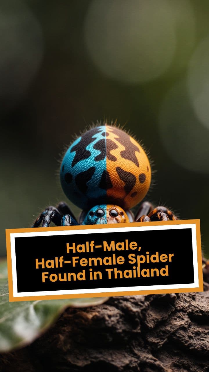 Half-Male, Half-Female Spider Found in Thailand