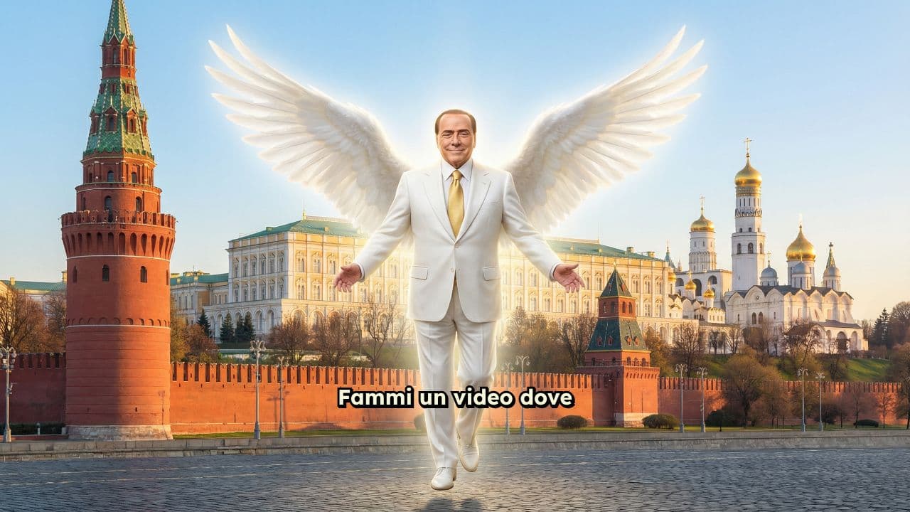 Berlusconi angelo al Cremlino