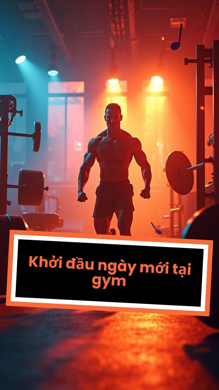Khởi đầu ngày mới tại gym