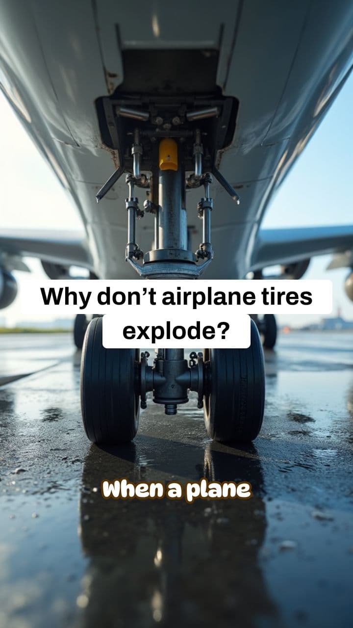 Why Do Airplane Tires Not Explode During Landing? | RapidSmartFacts