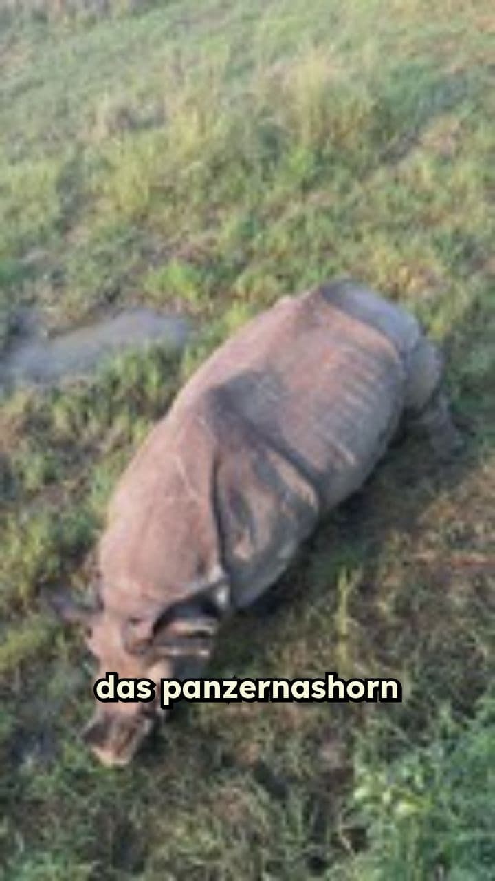 Das entlaufene Nashornbaby