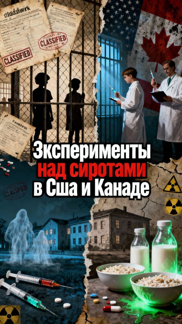 Эксперименты над сиротами в США и Канаде