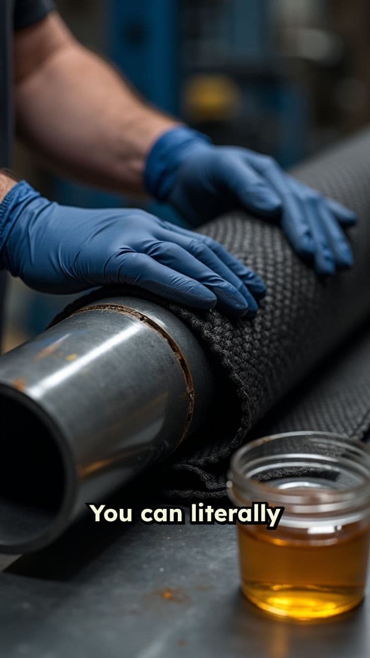 Rebuilding Steel Pipes with Carbon Fiber