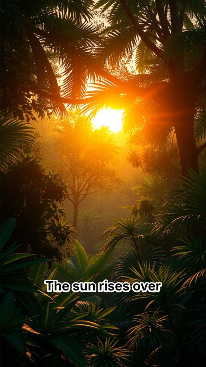 Jungle Encounter at Dusk