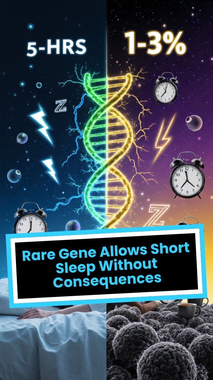 Rare Gene Allows Short Sleep Without Consequences