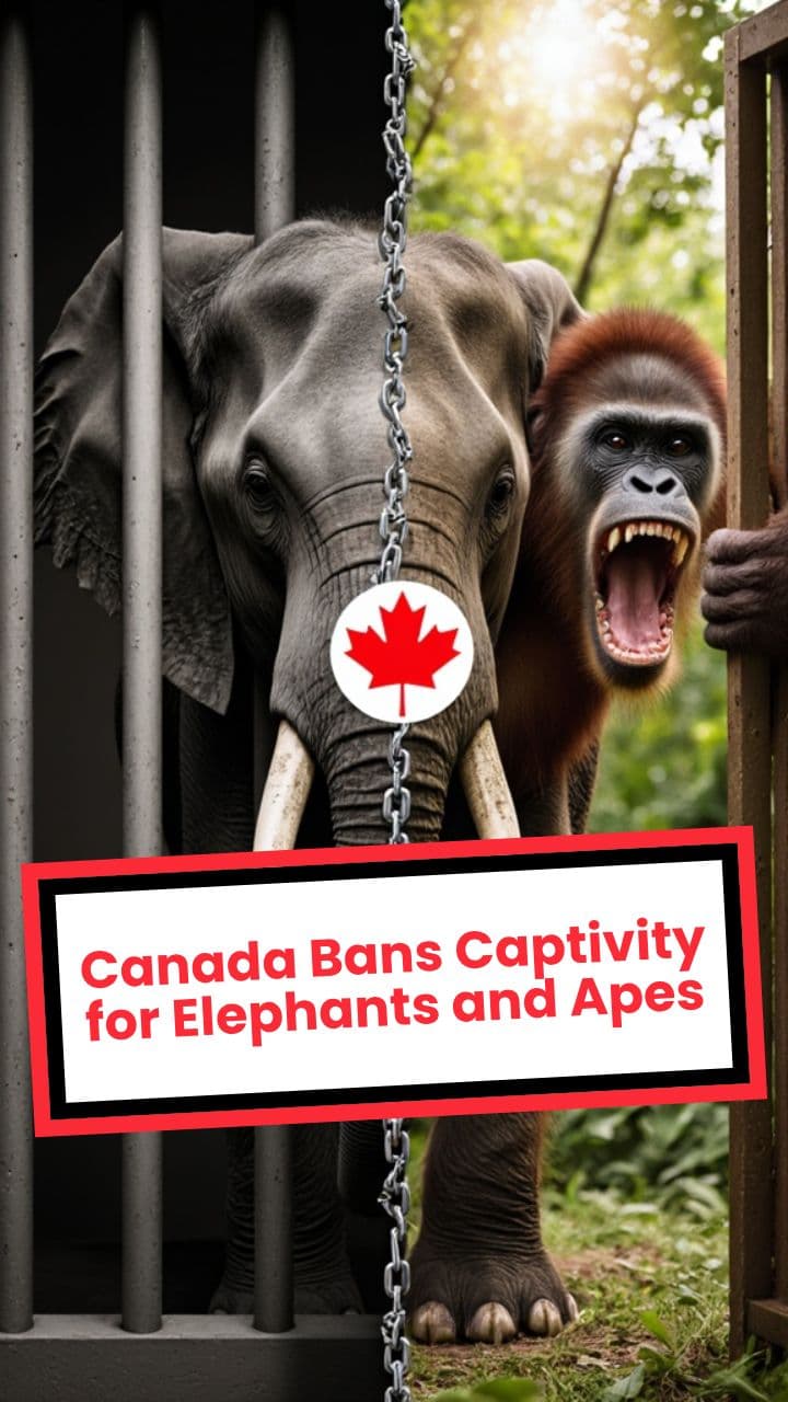 Canada Bans Captivity for Elephants and Apes
