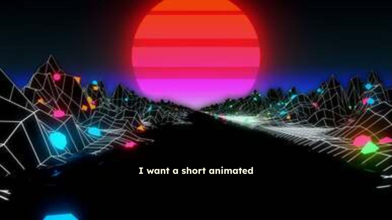 Cyberpunk Gaming Setup Animation