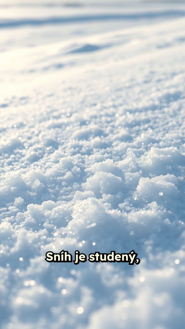 Kouzlo sněhu a jeho krystalů