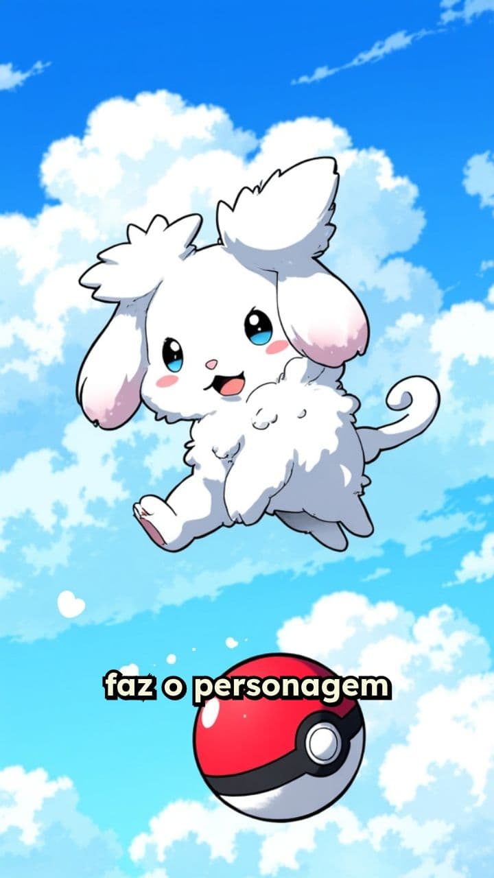 Cinnamoroll Captured by Pokémon Trainer