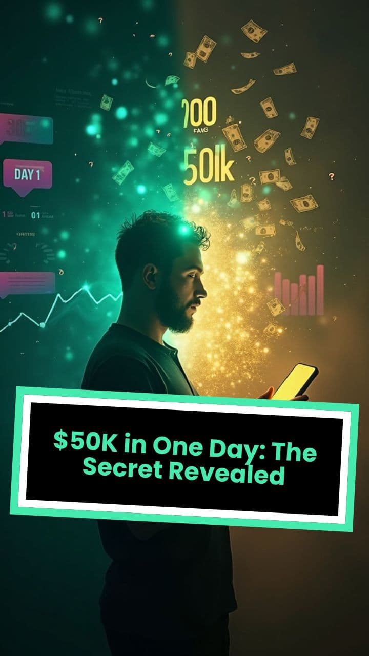 $50K in One Day: The Secret Revealed