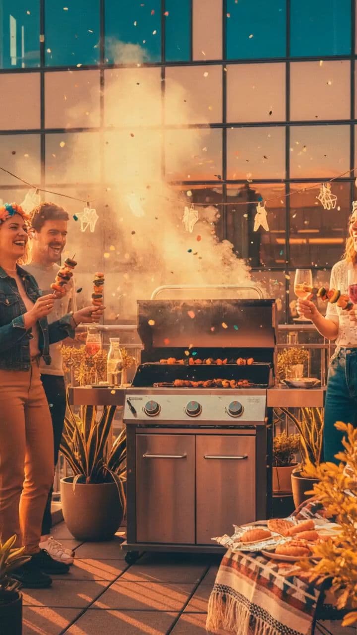 Dienstag im Flexus: Grillen und Feiern