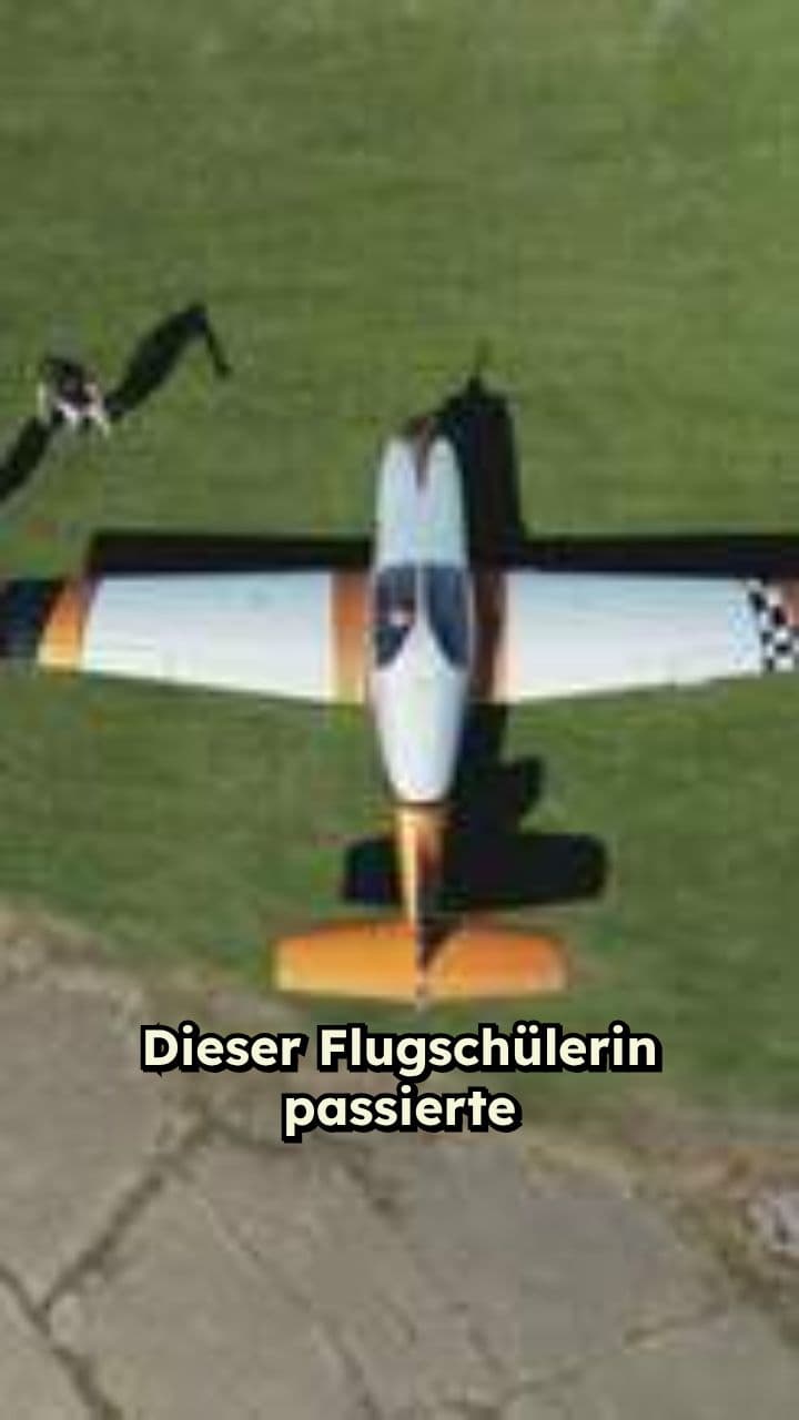 Flugschülerin in Not