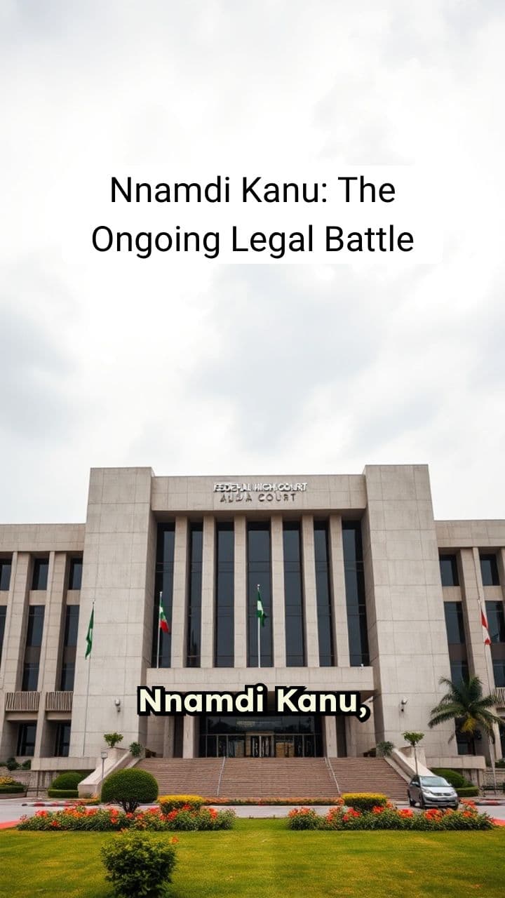 Nnamdi Kanu: The Ongoing Legal Saga