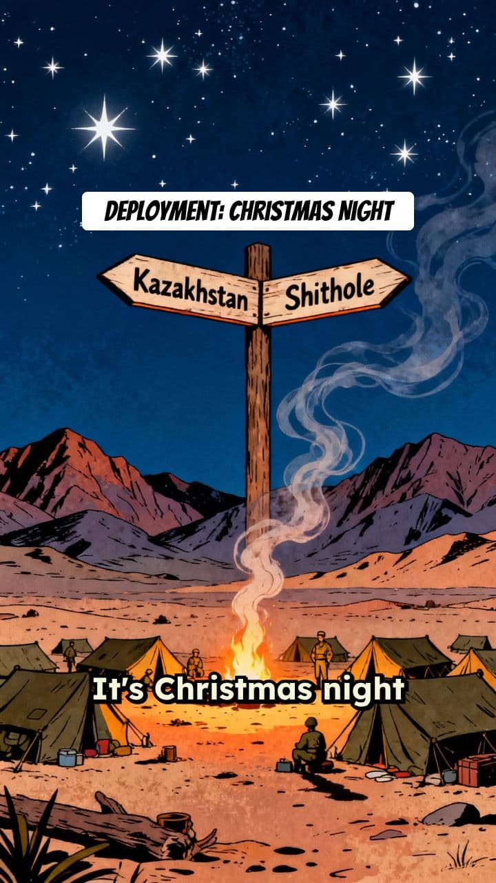 A Marine Corps Christmas in Kazakhstan