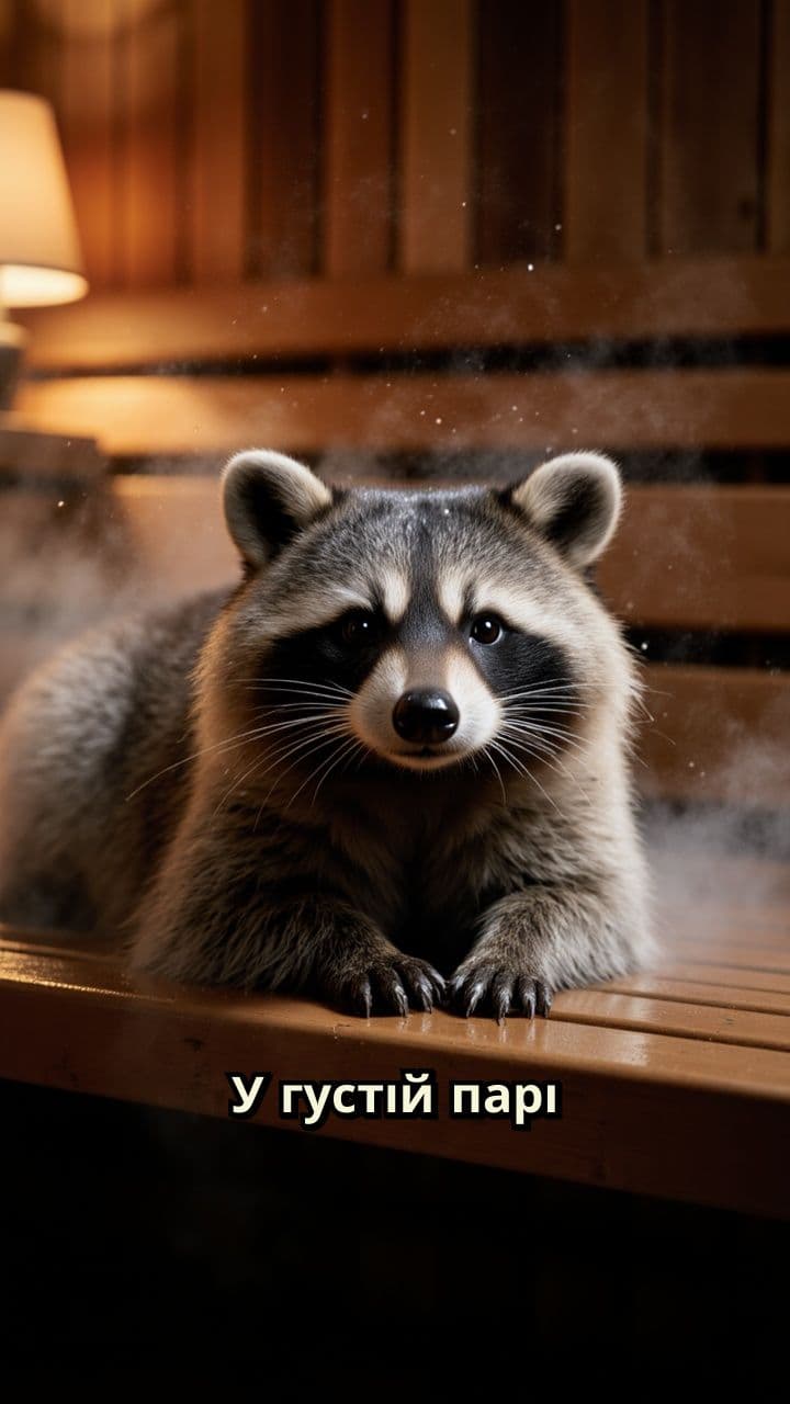 Raccoons in the Sauna: A Documentary Study