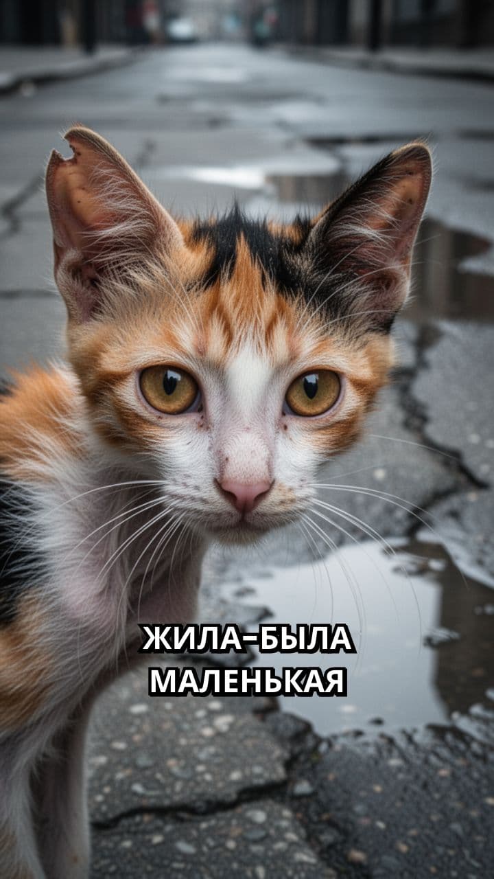 Счастье маленькой кошки