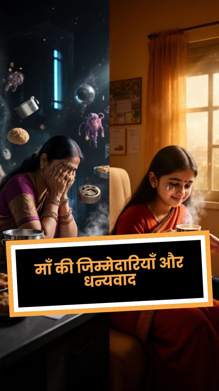 माँ की जिम्मेदारियाँ और धन्यवाद