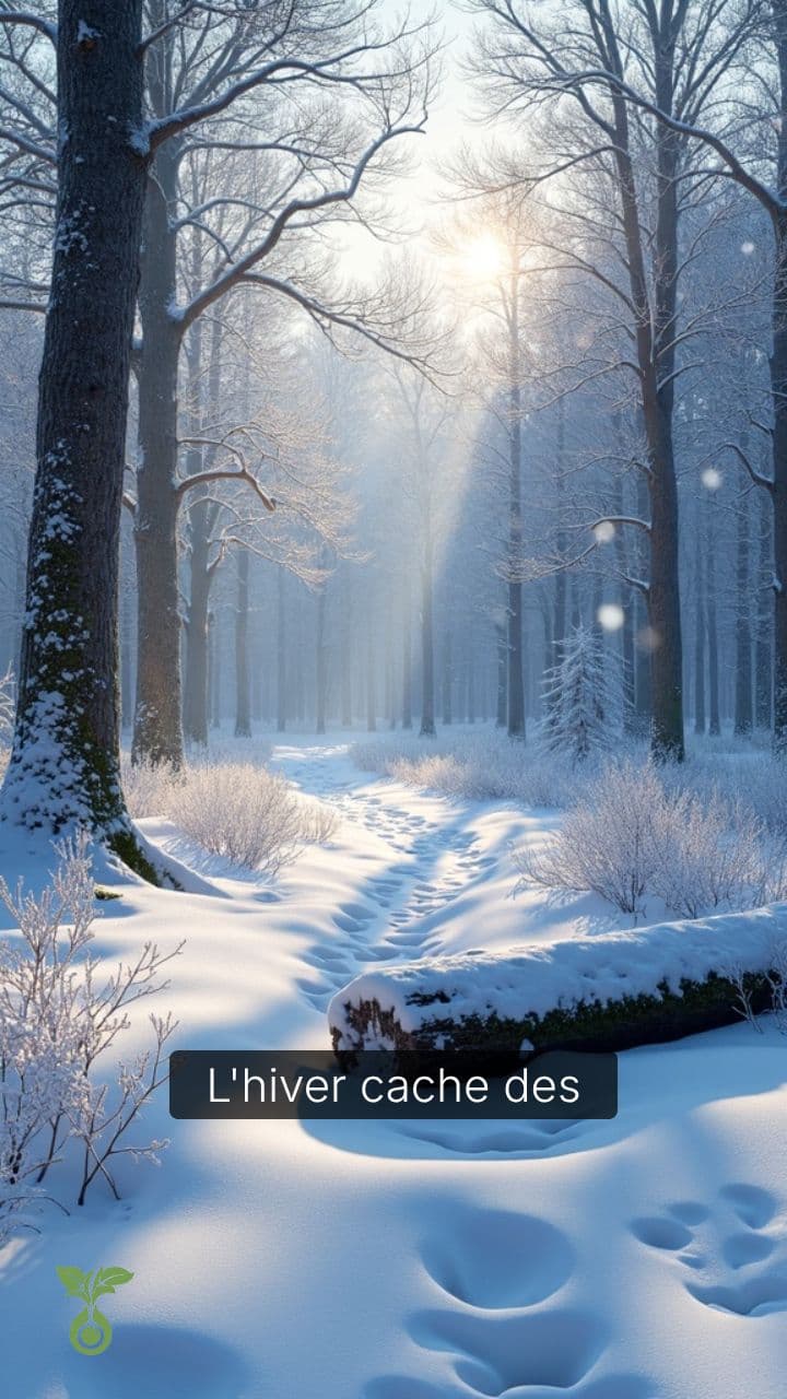 Trésors hivernaux en forêt