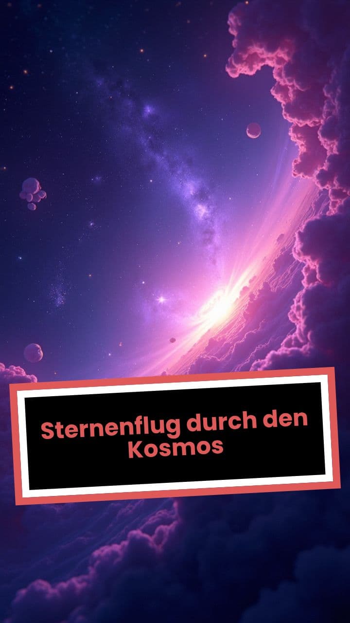 Sternenflug durch den Kosmos