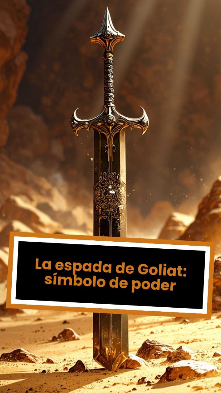 La espada de Goliat: símbolo de poder