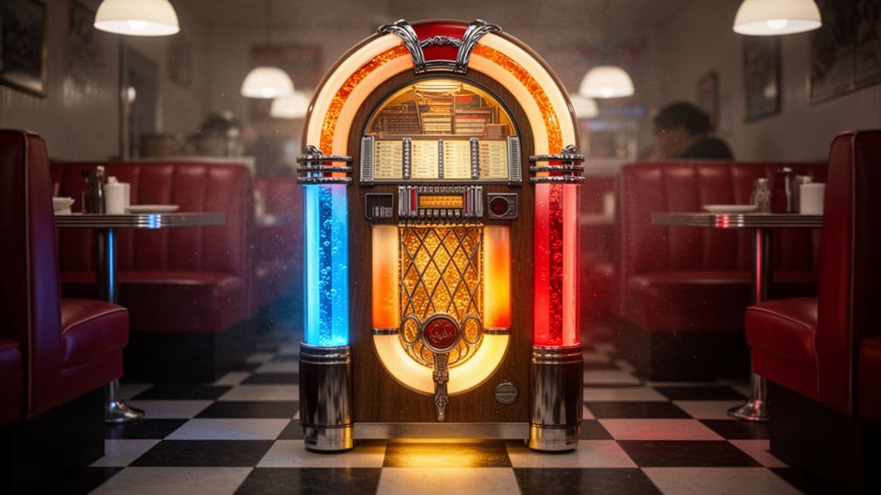 The jukebox hums