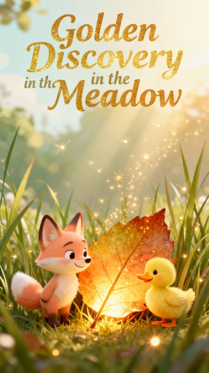 Golden Discovery in the Meadow