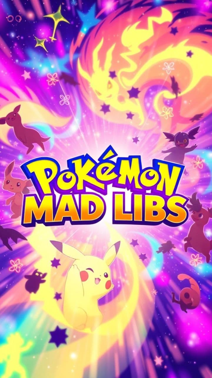 Pokémon Mad Libs Adventure