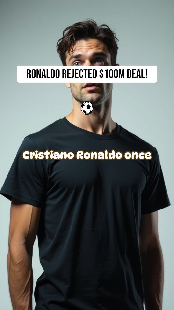 The time Ronaldo rejected a $100M ad deal.