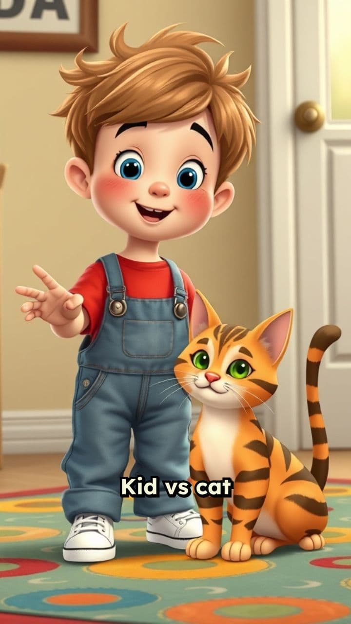 Kid vs cat