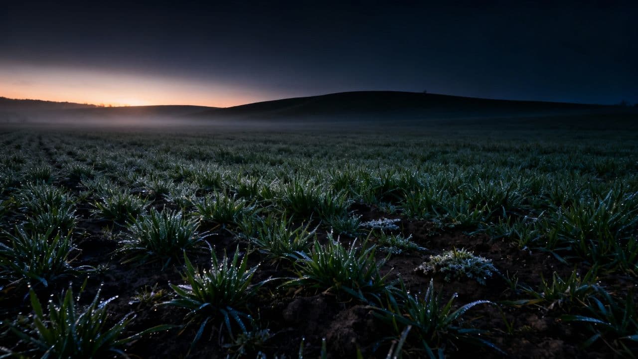 Jesus Walks Through a Heavenly Field