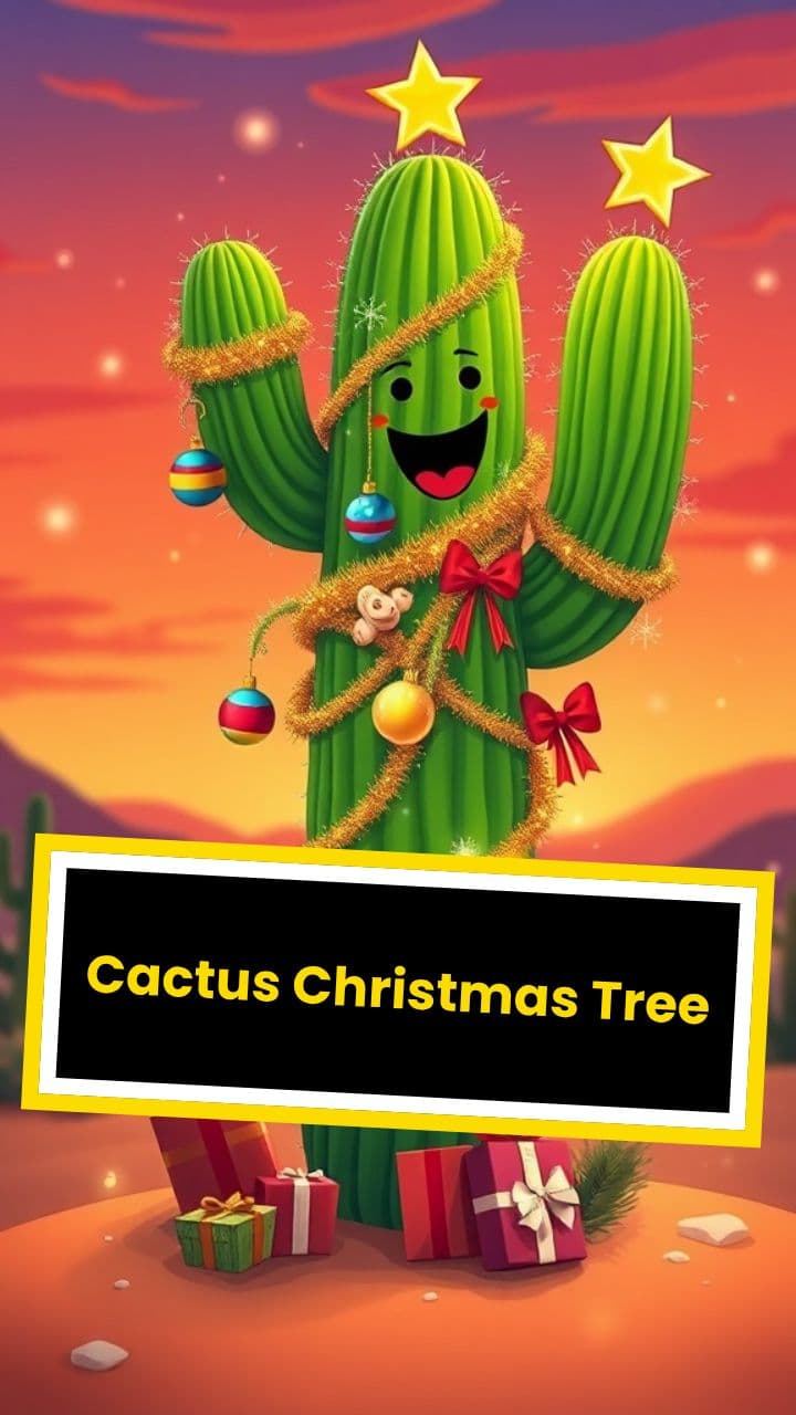 Cactus Christmas Tree