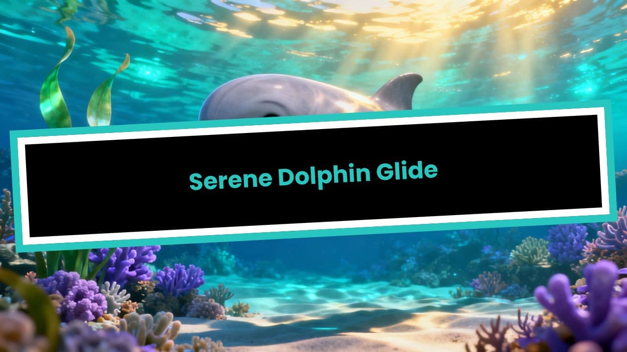 Serene Dolphin Glide